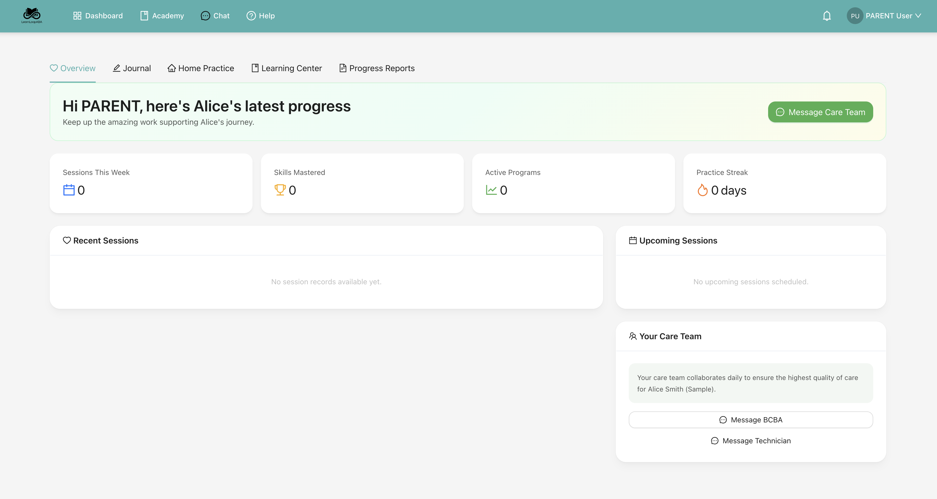 Parent Dashboard